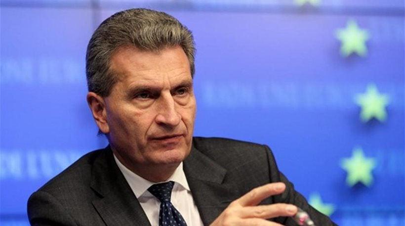 Ετινγκερ: Δεν είναι βέβαιο ότι οι διαπραγματεύσεις για το Brexit θα ξεκινήσουν στην ώρα τους